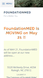 Mobile Screenshot of foundationmed.com