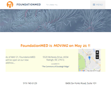 Tablet Screenshot of foundationmed.com